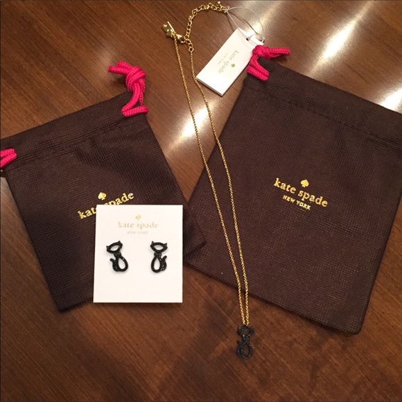 Kate Spade cat pave necklace - Picture 4 of 4